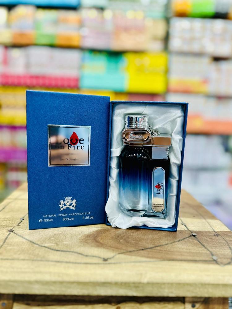 Spicy Perfume 8Hr Sweat Resistant Blue Bottle