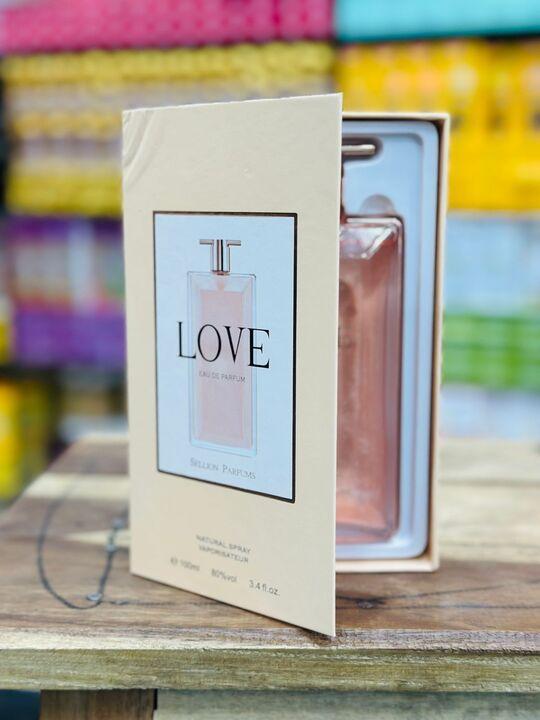 Love Perfume 100ml Rose Gold Glass Bottle