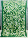 Hujoom Green Odhni By  ZeeWear