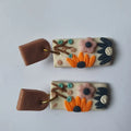 Stylish 2 Layered Dangling Earrings with Resin Plating - ZW-15