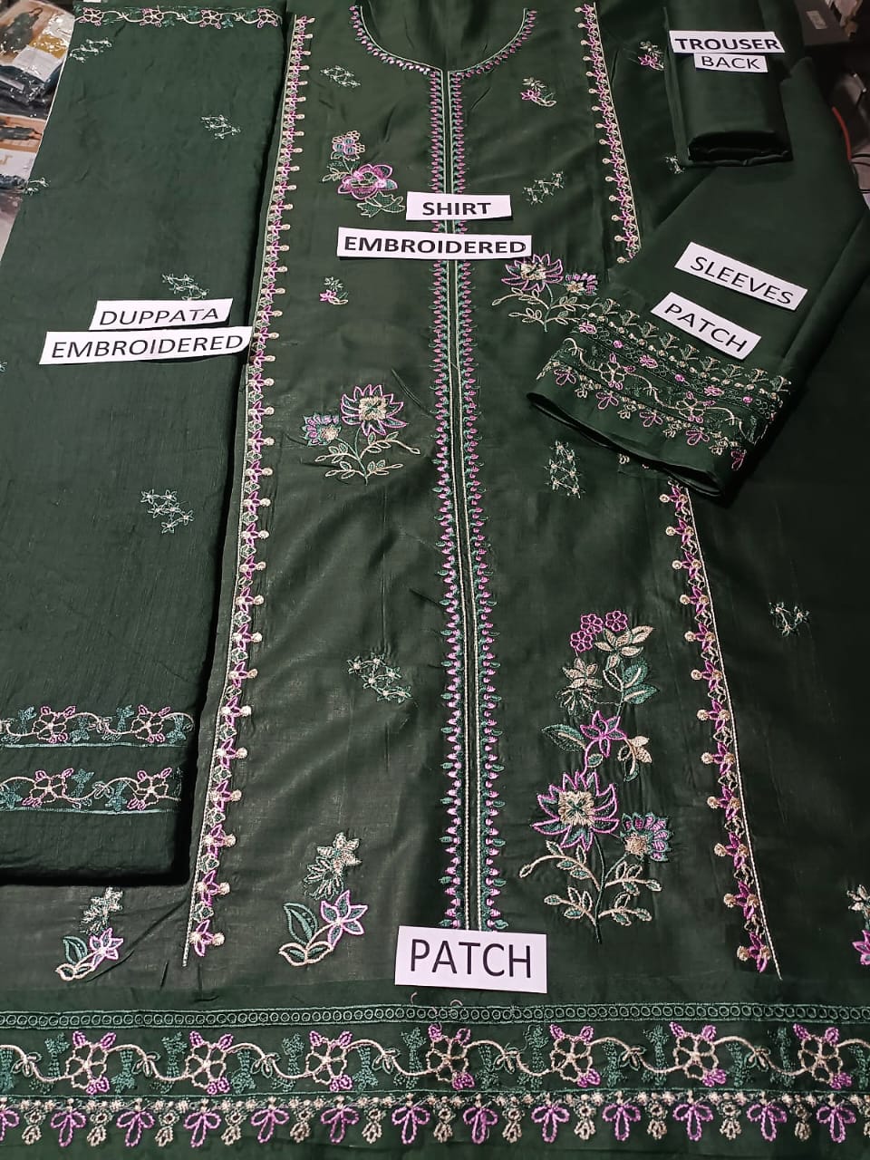 ZW-10043 Embroidered Lawn 3 Piece Summer Suit By ZeeWear