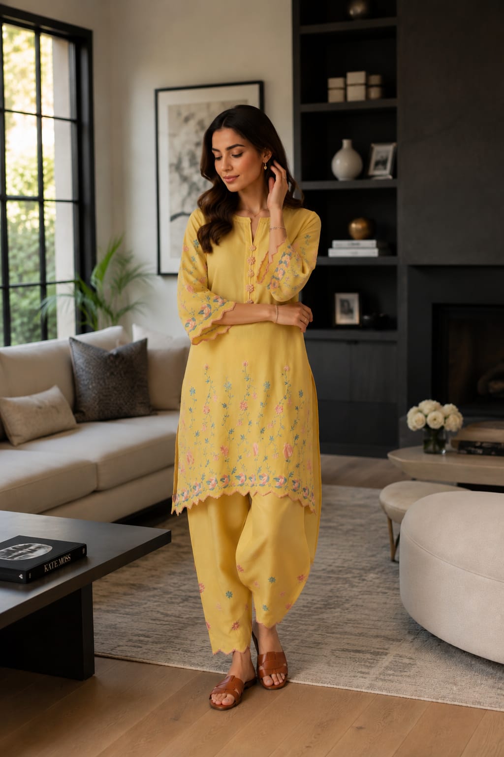 ZW-10038 Embroidered Lawn 2 Piece Summer Suit By ZeeWear