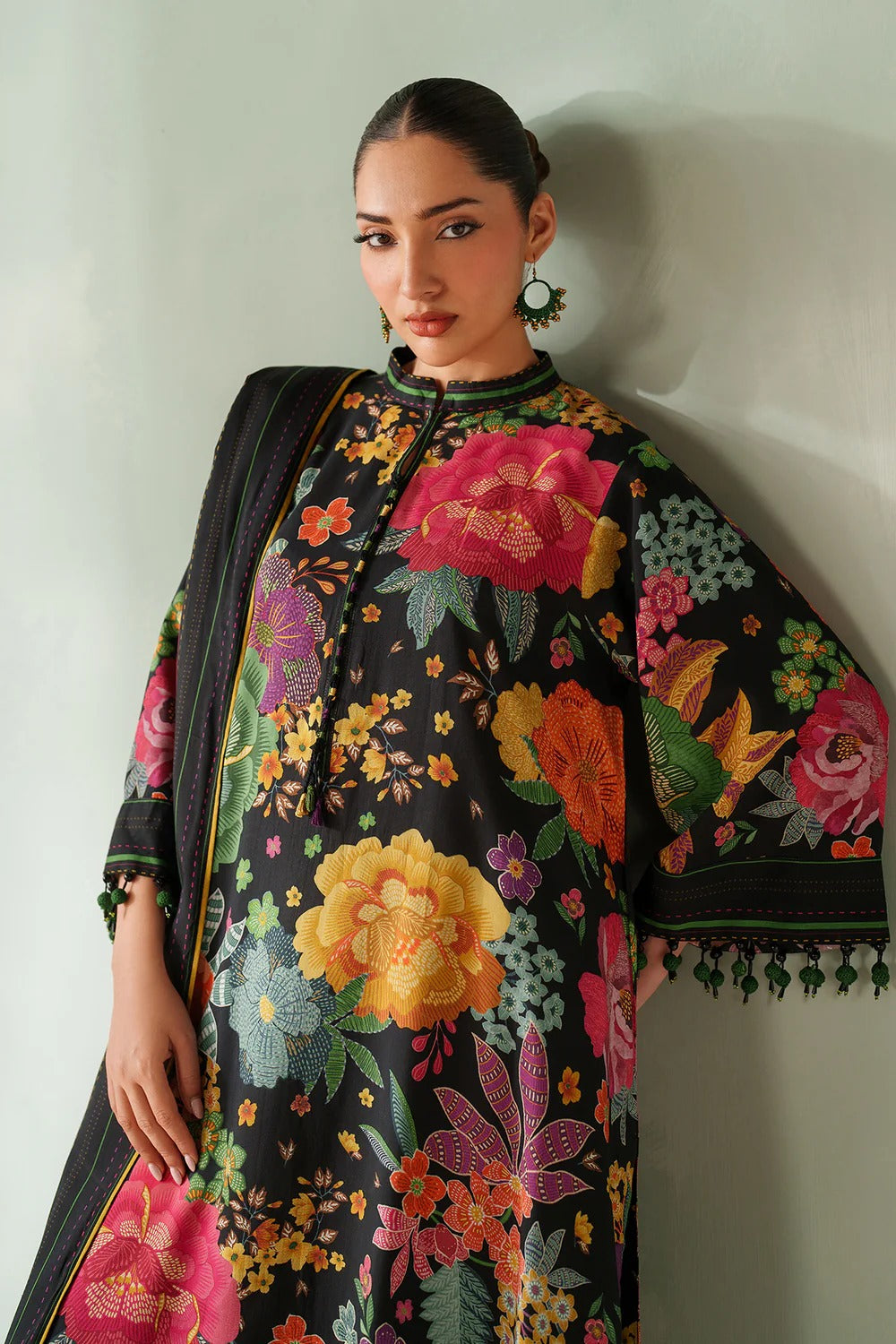 ZW-10036 Printed Swiss Lawn 3 Piece Summer Suit By ZeeWear