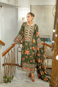 ZW-10033 Aneela's Printed 3 Piece Summer Suit By ZeeWear