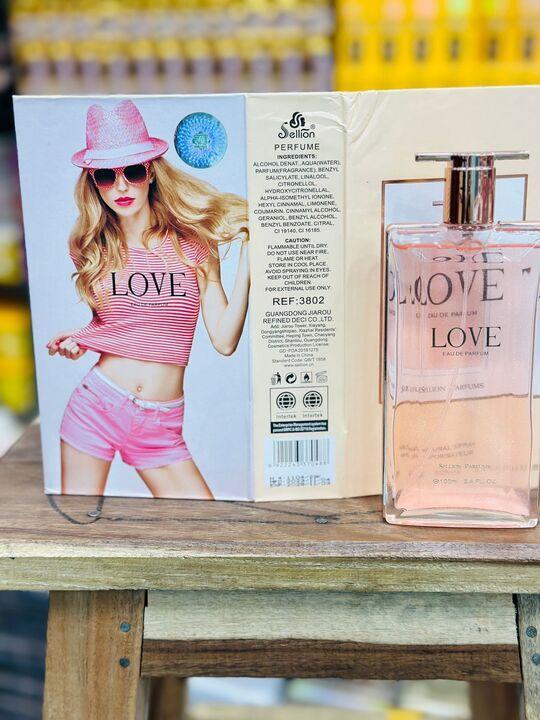 Love Perfume 100ml Rose Gold Glass Bottle