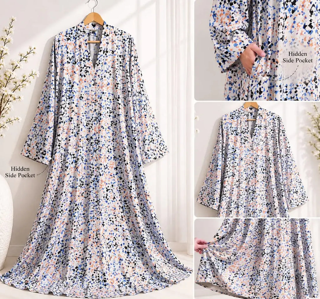 Georgette Printed Classic Abaya