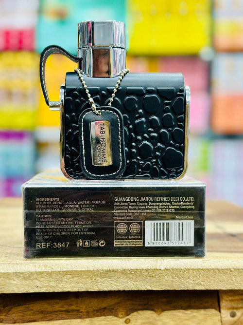 Black Textured Perfume Bottle for women 100ml
