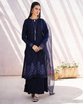 ZW-10050 Lawn Cotton Sequins Embroidered 3 Piece Suit By ZeeWear
