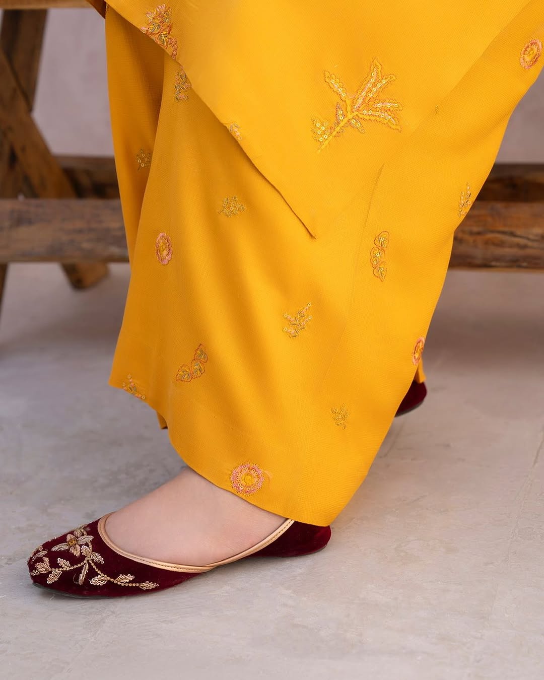 ZW-10048 Lawn Cotton Sequins Embroidered 2 Piece Suit By ZeeWear