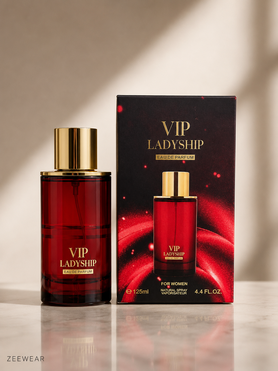 VIP Ladyship Eau De Parfum 125ml Red Glass Bottle
