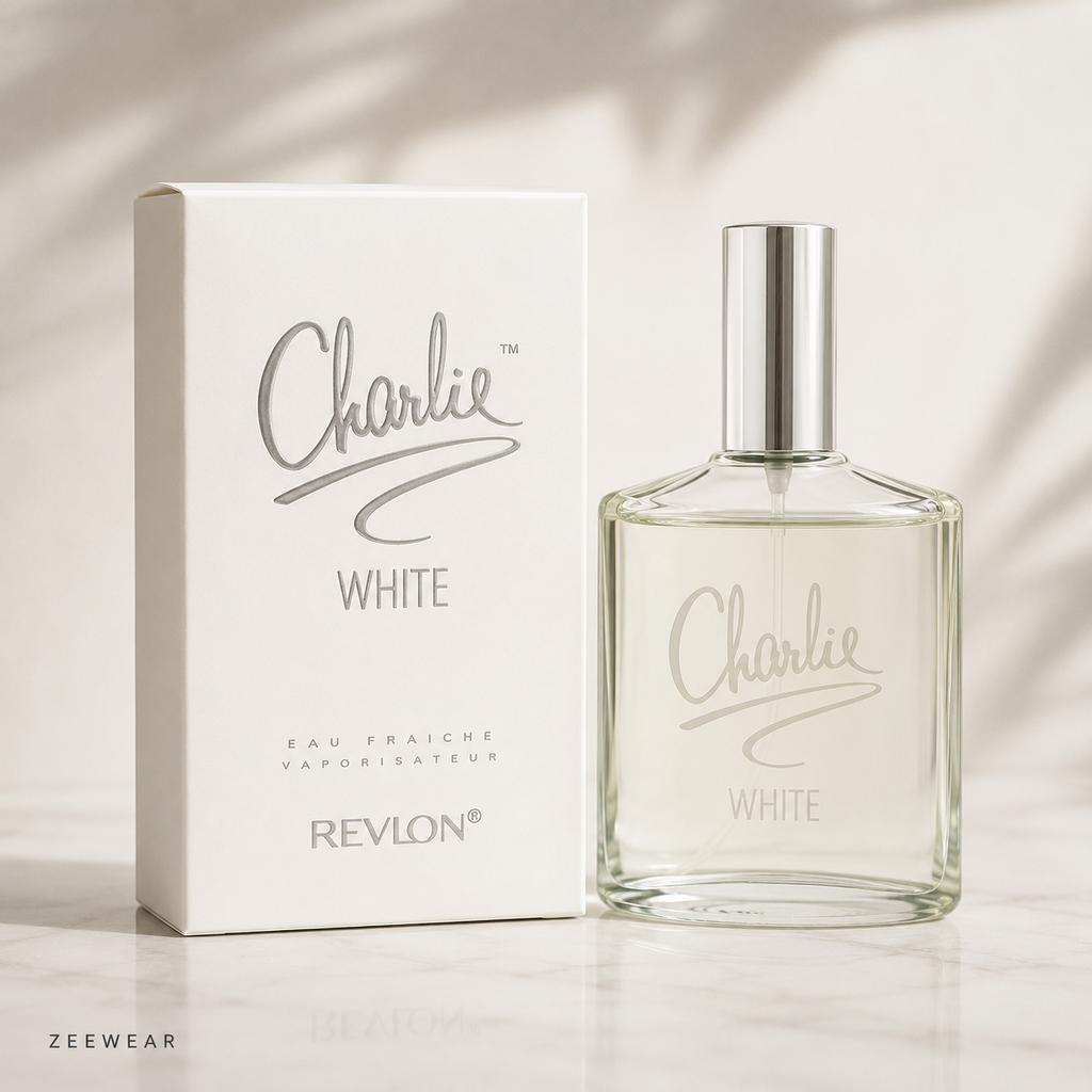 Charlie White Perfume for Women, Citrus Scent, Glass Bottle